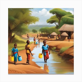 African Child Canvas Print