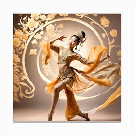 Thai dancer 2 Canvas Print