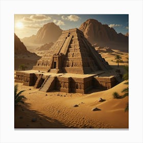 Egyptian Pyramid 2 Canvas Print