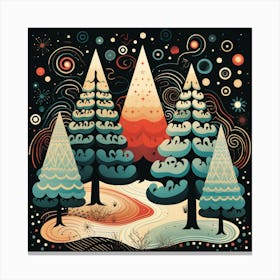 Winter Forest 1 Canvas Print