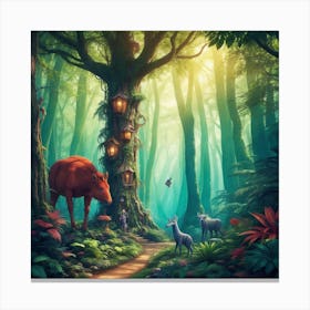 Fairytale Forest 1 Canvas Print