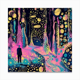 Psychedelic Forest 9 Canvas Print