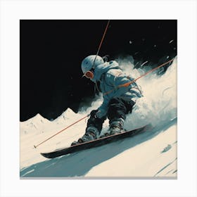 Skier 1 Canvas Print