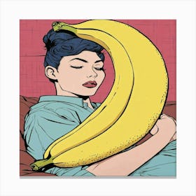 Banana Girl Canvas Print