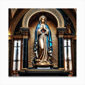 Virgin Mary 39 Canvas Print
