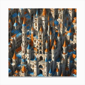 Mega Castle Canvas Print