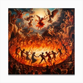 Devil'S Throne Canvas Print