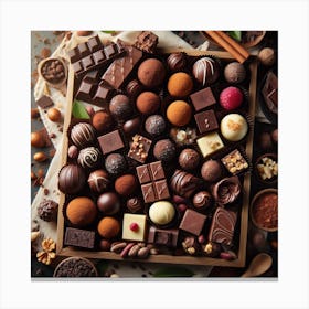 Delicious Chocolate Canvas Print