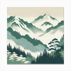 Mountains Canvas Print