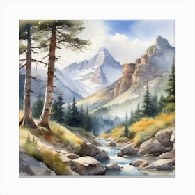 Mountain Stream 14 Canvas Print