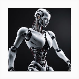 Robot Woman 36 Canvas Print