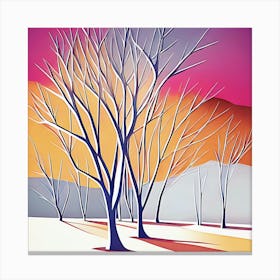 Winter Trees 1 Canvas Print