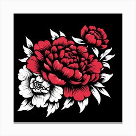 Peony Flower 3 Canvas Print