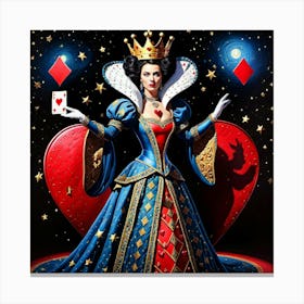 Queen Of Hearts 6 Canvas Print