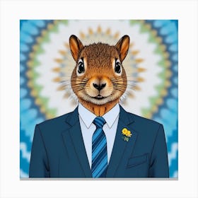 Squirrelly Nutjob Canvas Print