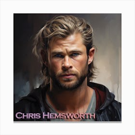 Chris Hemsworth Canvas Print