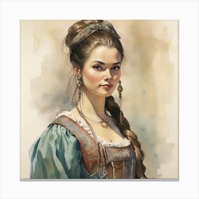 Renaissance Woman 1 Canvas Print