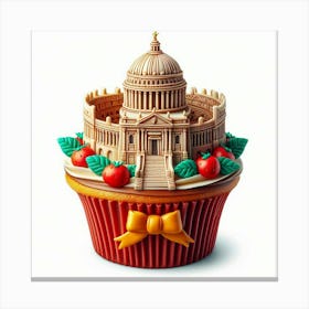 St Petersburg Cupcake 3 Canvas Print