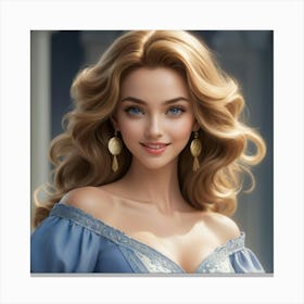 Cinderella 35 Canvas Print