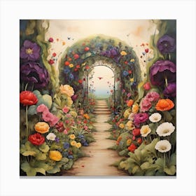 Garden Path 5 Canvas Print