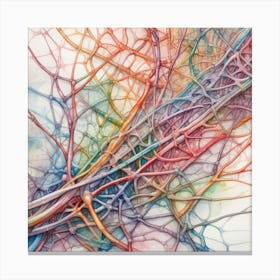 Neuronal Network 9 Canvas Print