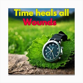 Time Heals All Wounds Canvas Print