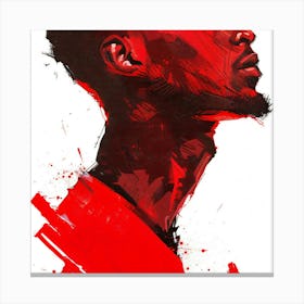 Portrait Of A Black Man 7 Canvas Print