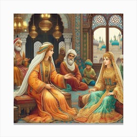 Islamic Wedding29 Canvas Print