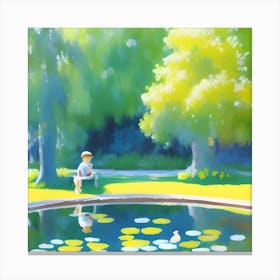 Pond In The Park 4 Canvas Print