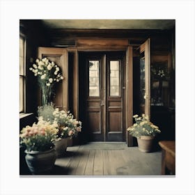 Entrance To A House Canvas Print