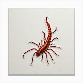 Red Scorpion Canvas Print