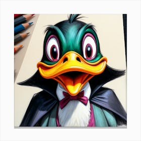 Donald Duck 26 Canvas Print