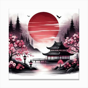 Japanese tranquility Canvas Print