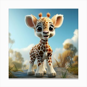 Giraffe 27 Canvas Print