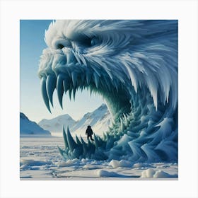 Ice Monster 1 Canvas Print