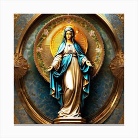 Virgin Mary 35 Canvas Print