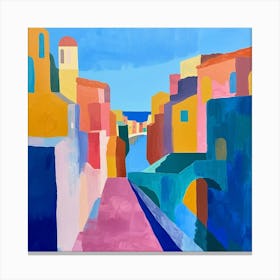 Abstract Travel Collection Italy 1 Canvas Print