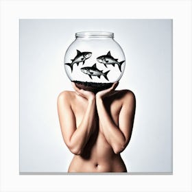 Fish In A Bowl 7 Canvas Print