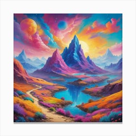 Dreamscape Art Print 1 Canvas Print