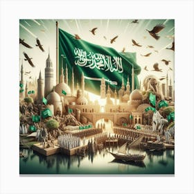 Saudi Arabia 1 Canvas Print