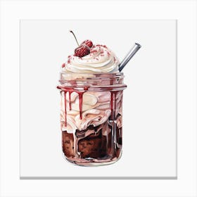 Ice Cream Sundae 13 Canvas Print