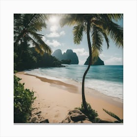 Beach - Beach Stock Videos & Royalty-Free Footage 1 Canvas Print