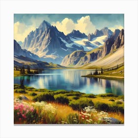 Landscape Painting 7 Canvas Print