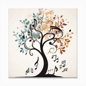 Tree Of Music Canvas Print