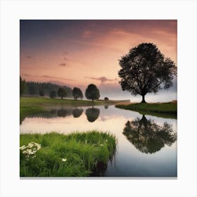 Peaceful Landscapes Photo (32) Canvas Print