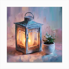 Candlelit Lantern Canvas Print