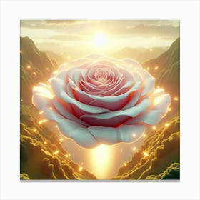 Rose In The Sky 2 Canvas Print