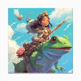 Princess Of The Frog Canvas Print