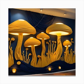 Mushroom Wall Art 1 Canvas Print