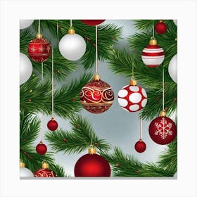 Christmas Ornaments 112 Canvas Print